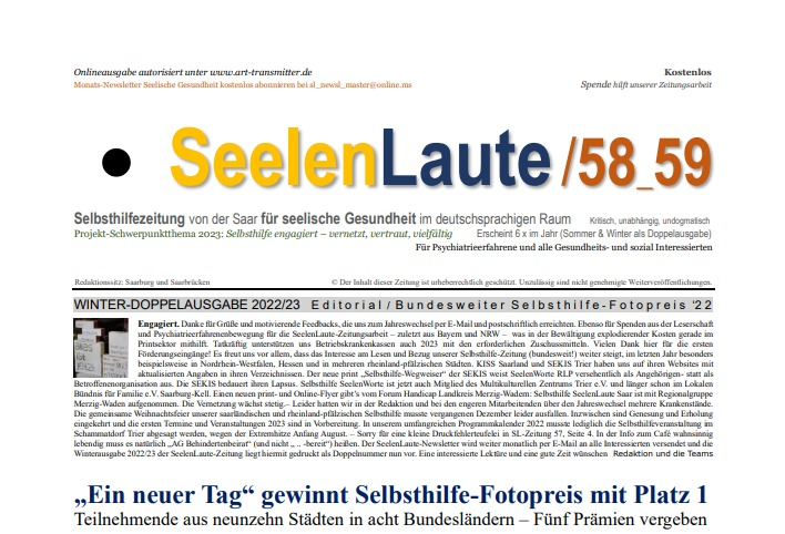 SeelenLaute-Zeitung Doppelnummer 58_59/ print & online
