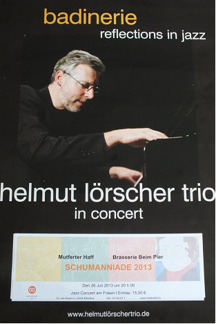 Schumanniade Moutfort: Jazz-Concert mam H. Lörscher-Trio