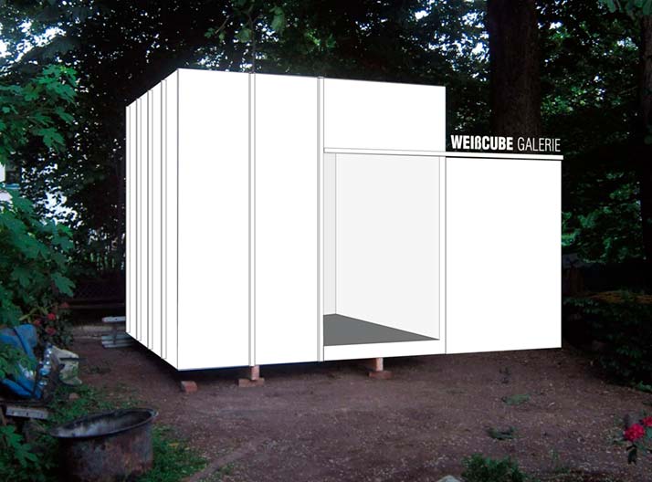 Die WEIßCUBE Galerie in Leipzig