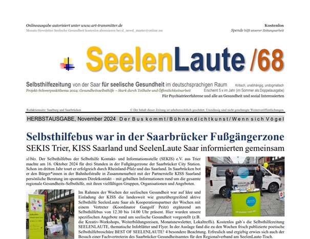 Neue SEELENLAUTE-Zeitung 68 print & online 