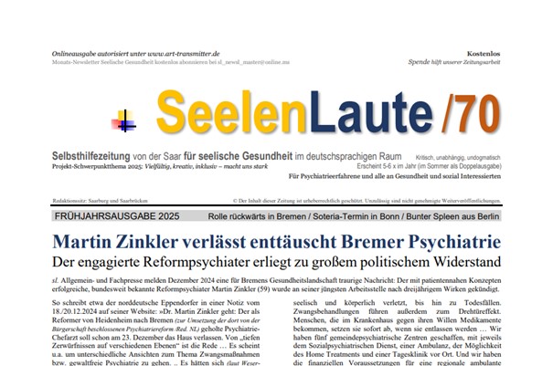 SEELENLAUTE-Selbsthilfezeitung 70 print & online